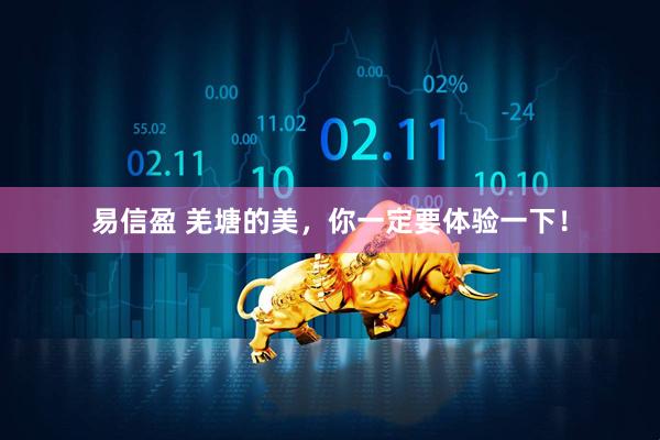 易信盈 羌塘的美，你一定要体验一下！